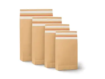 Papierversandtaschen 250x320+20/20mm 90g/m²